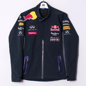 Pepe Jeans Jacket Men XXL Navy Infinity Red Bull Racing Soft Shell F1 London